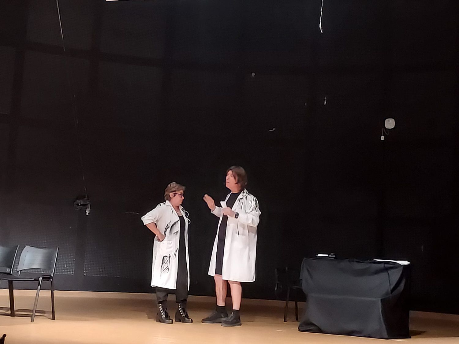 Pastora Ortiz en escena